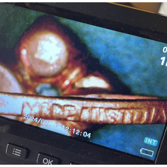 Austrian Green & AB Coated Rhinestone Gold Tone Screw Back MCM 1960s Earrings - Picture 6 of 8